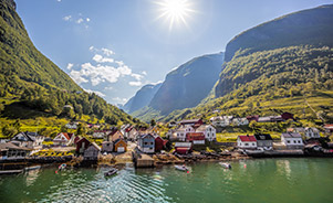 Undredal, uma vila de pescadores na Noruega