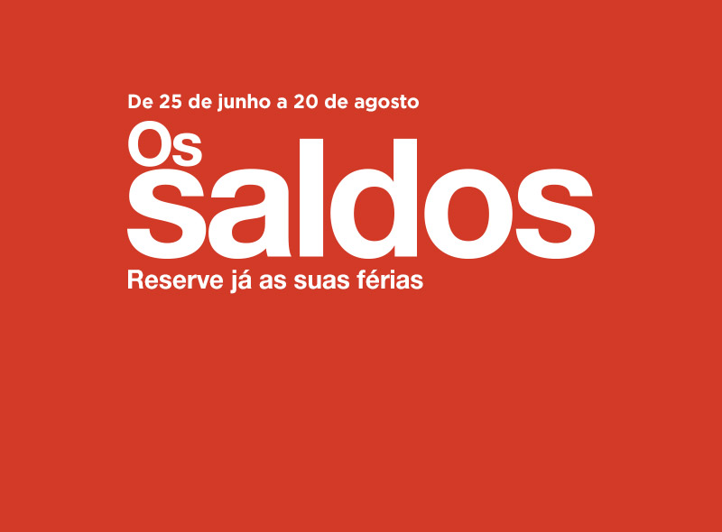 Reserve já as suas férias