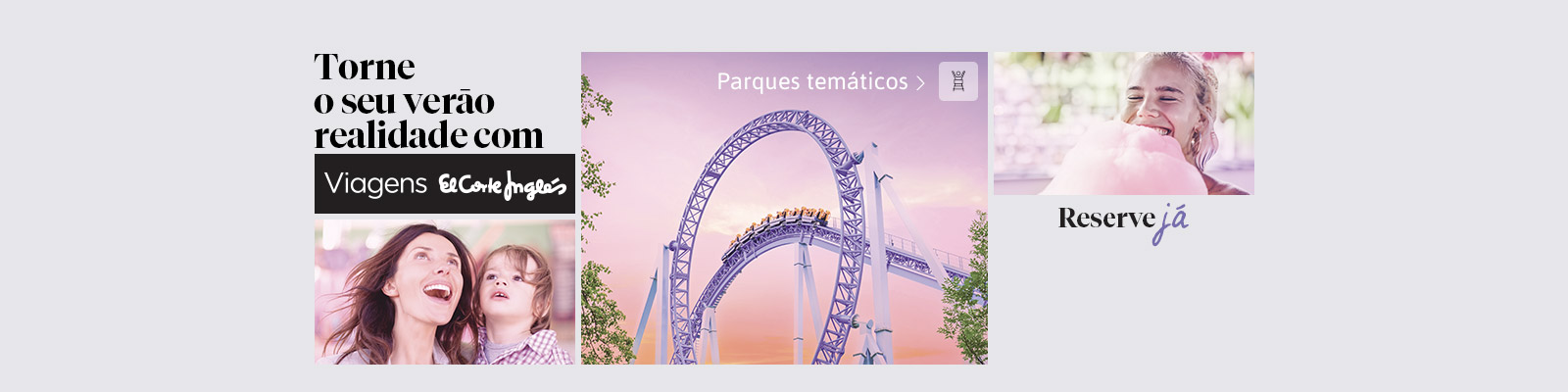 Reserve já as suas Férias em Parques Temáticos