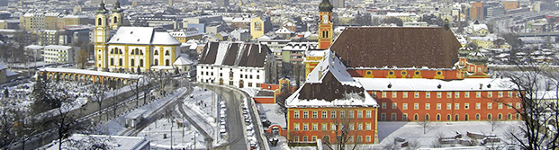 Panorâmica de Innsbruck no inverno
